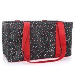 Thirty-one Medium Utility Tote - Holly Dot - NIB